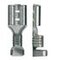 Terminal plano latón estañado sin aislar para cable 1 - 2,5 mm²